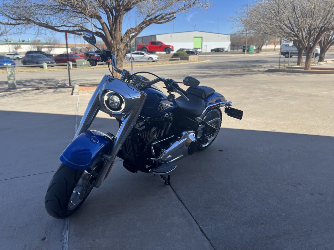 2025 Harley-Davidson Fat Boy Blue Burst - Photo 4