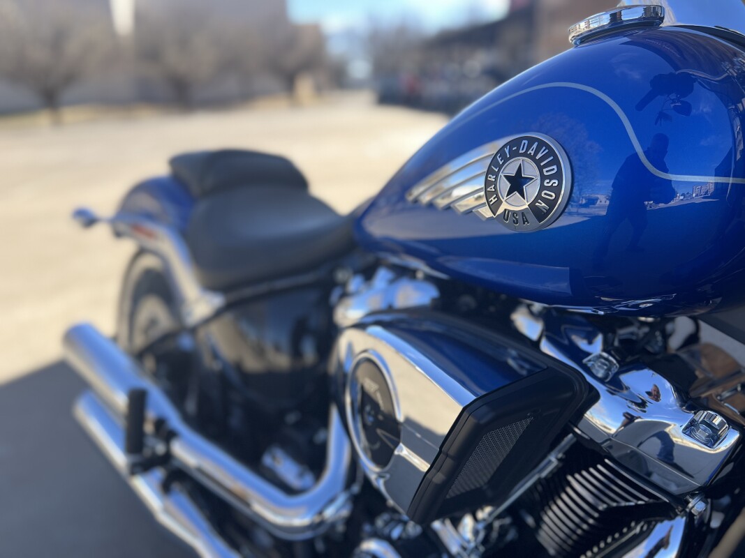 2025 Harley-Davidson Fat Boy Blue Burst - Photo 9
