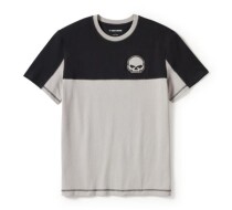 メンズ ウィリーG™スカルカラーブロックTシャツ