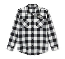 MEN'S BAR & SHIELD BUFFALO CHECK FLANNEL