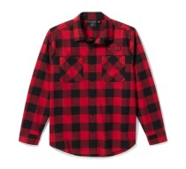 MEN'S BAR & SHIELD BUFFALO CHECK FLANNEL