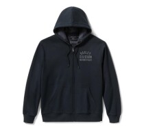MEN'S PLAID LINED ZIP HOODIE