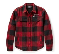 WOMEN'S H-D BUFFALO CHECK SHIRT JACKET
