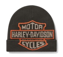 MEN'S OVERSAIZED BAR & SHIELD BEANIE