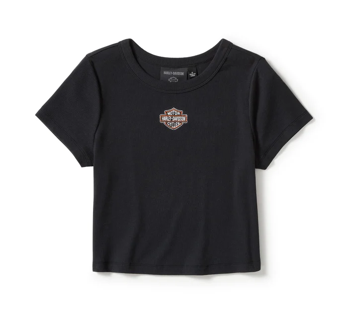 T-shirt nuisette Essential à lettrage en arc. - Harley Black