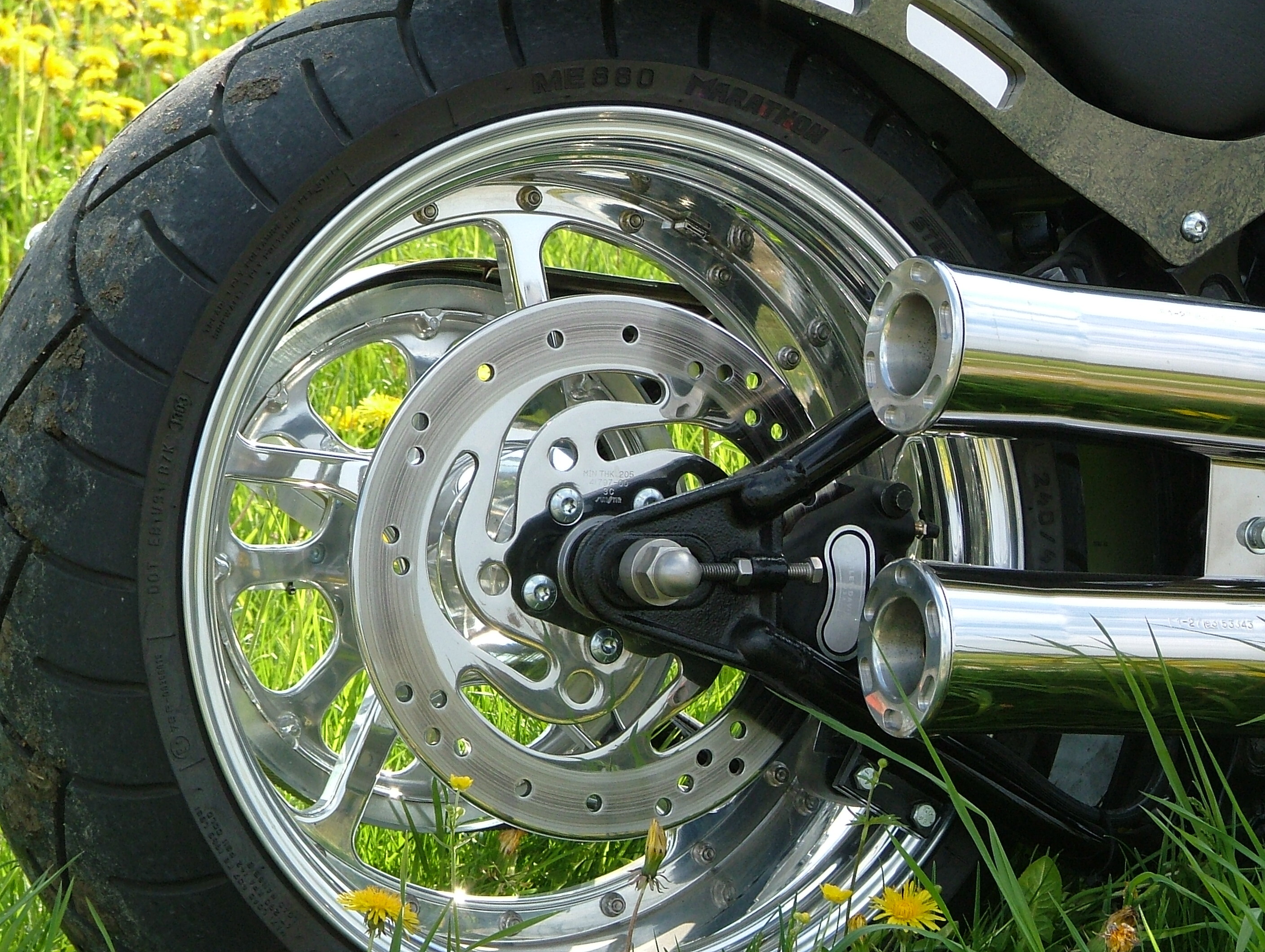 Softail im Marmor Look