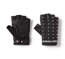 レディース H-D®スタッズレザーフィンガーレスライディンググローブ