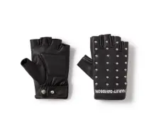 H-D Studded kožne rukavice bez prstiju