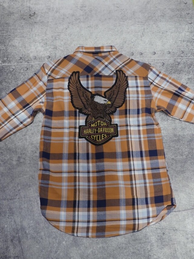 SHIRT-WOVEN,TAN PLAID | Harley-Davidson® 知立