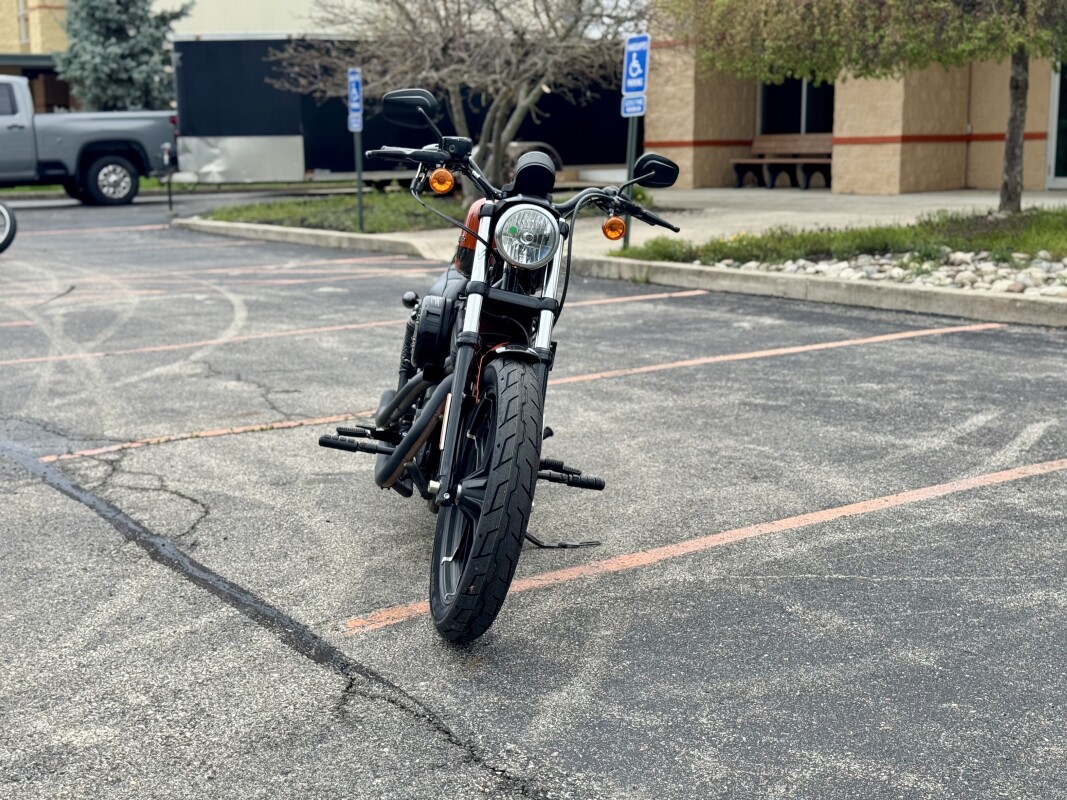 2020 Harley-Davidson<sup>®</sup> Iron 883<sup>™</sup> Scorched Orange/Silver Flux