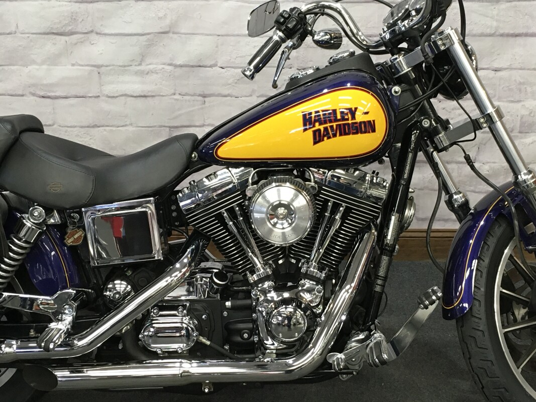 2000 Harley-Davidson Dyna Convertible Nebula Yellow and Cobalt Blue FXDS - Photo 3