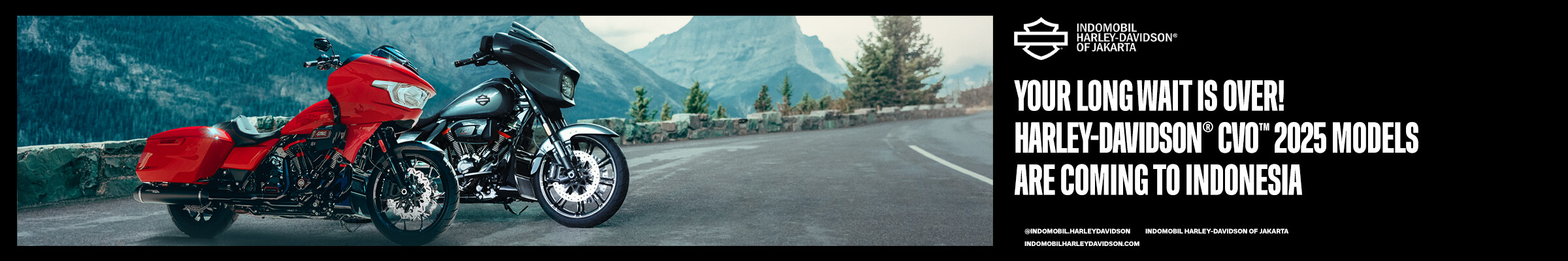 2025 Road Glide CVO & Street Glide CVO Are Coming to Indomobil Harley-Davidson Jakarta – Pre-Order Now!