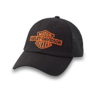 メンズ H-D®オイル缶バー＆シールドストレッチフィットキャップ