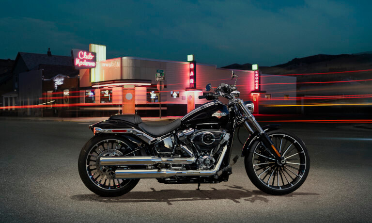 2025 Harley-Davidson Breakout side view at the club