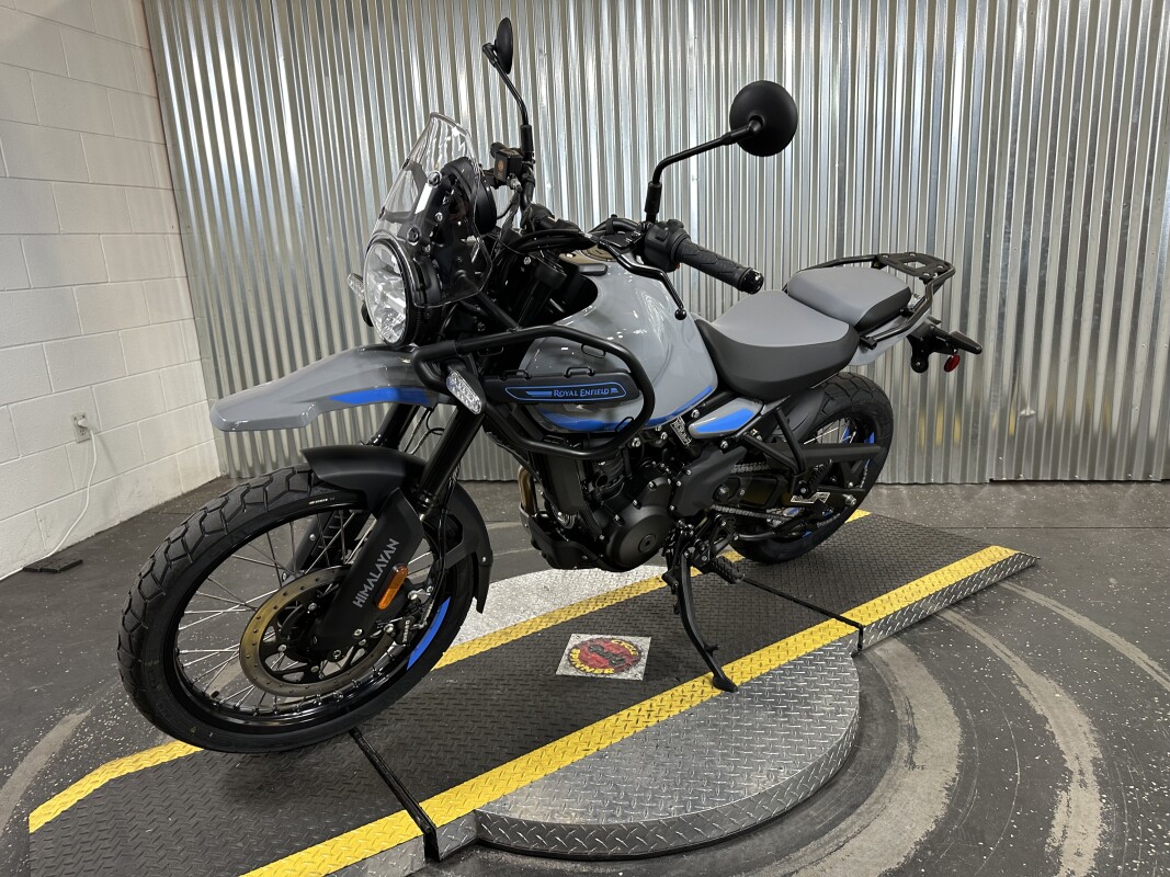 2025 Royal Enfield Himalayan 450 Slate Poppy Blue - Photo 4