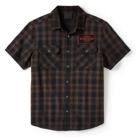 Harley-Davidson Shirt Bar & Shield Plaid black/brown