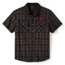 Harley-Davidson Shirt Bar & Shield Plaid black/brown