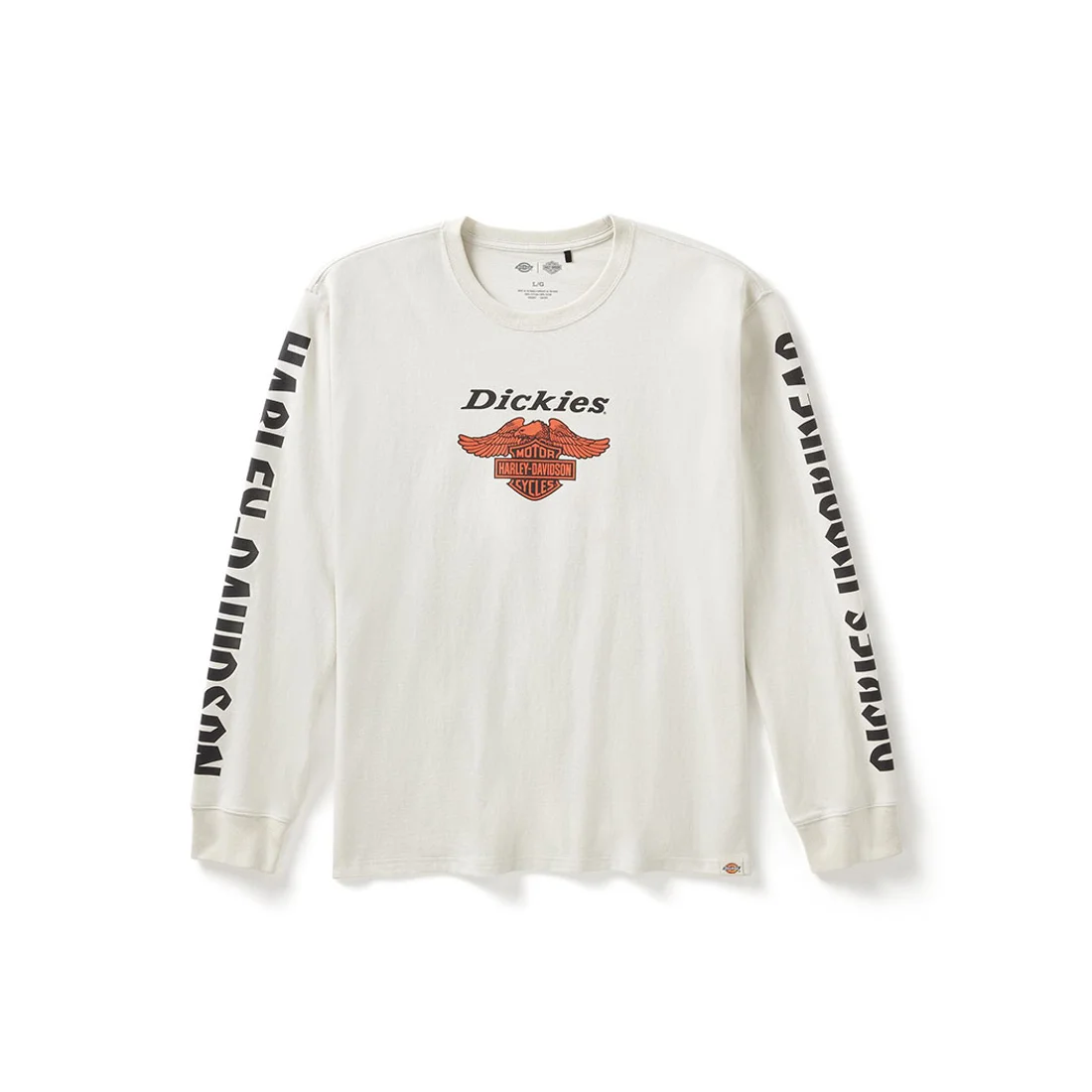 【Men’ｓ】Dickies(R) x H-D(R) ヘビーウェイトLSイーグルTシャツ