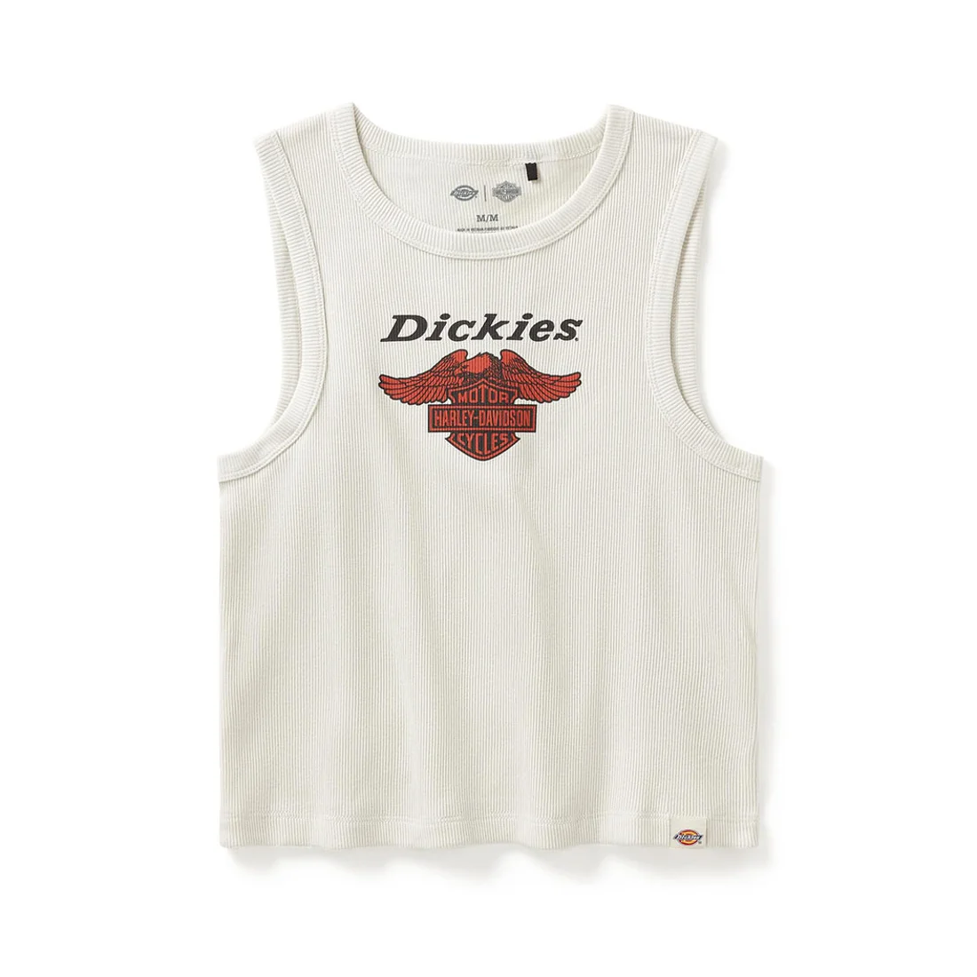 【Women's】Dickies(R) x H-D(R) レーサーバッククロップドイーグルタンク