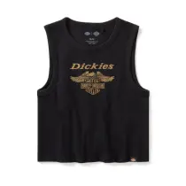 【Women's】Dickies®x H-D®レーサーバッククロップドイーグルタンク