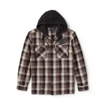 【Men’ｓ】メタル・バウンド長袖フードシャツ