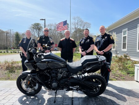 CAPE COD HARLEY-DAVIDSON DONATES RA1250S TO SANDWICH POLICE