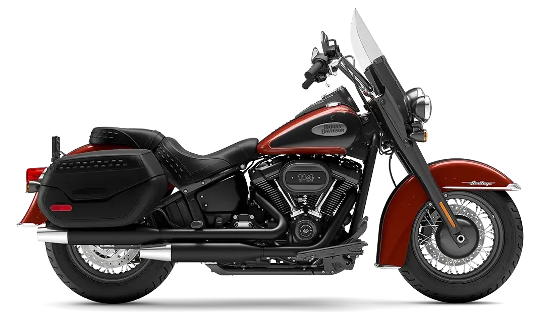 2024 Harley-Davidson Heritage Classic Red Rock / Vivid Black - Black Finish - Photo 2