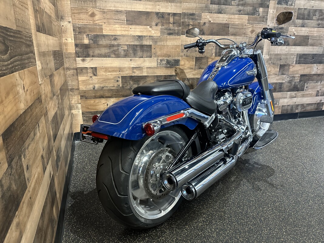 2023 Harley-Davidson Fat Boy 114 Bright Billiard Blue FLFBS - Photo 2