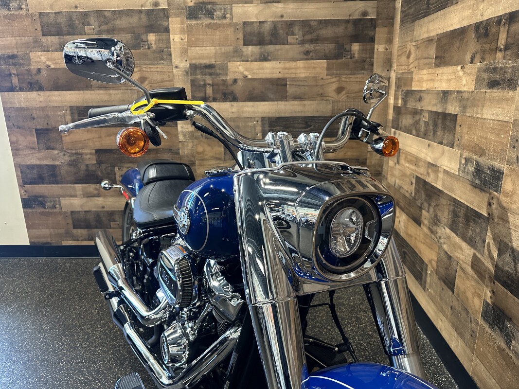 2023 Harley-Davidson Fat Boy 114 Bright Billiard Blue FLFBS - Photo 4