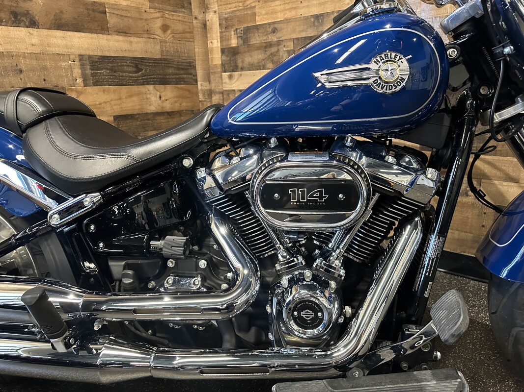 2023 Harley-Davidson Fat Boy 114 Bright Billiard Blue FLFBS - Photo 10