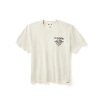 メンズ・ディッキーズ x H-D ヘビーウェイトVツイン・エンジンS/S Tシャツ