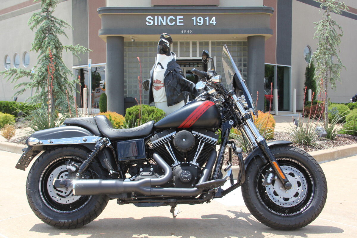 2014 Harley-Davidson Fat Bob Black Denim - Photo 3