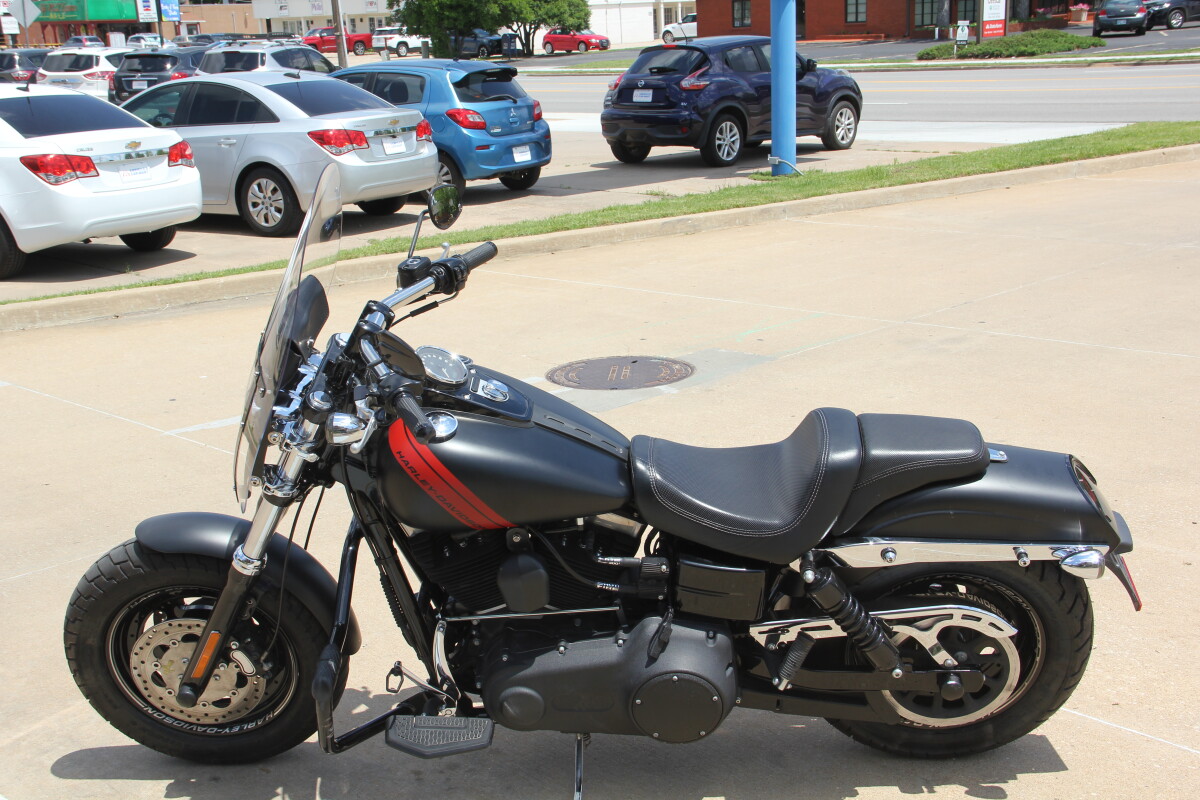 2014 Harley-Davidson Fat Bob Black Denim - Photo 4