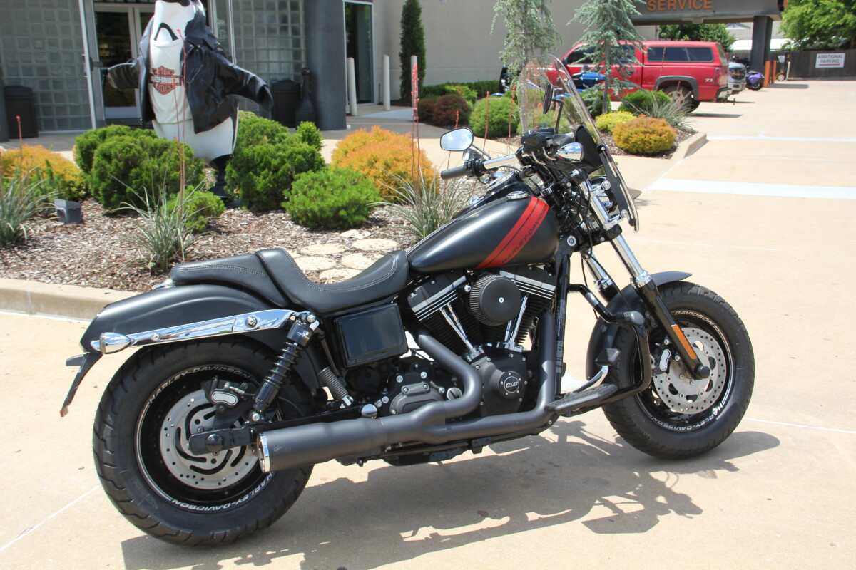 2014 Harley-Davidson Fat Bob Black Denim - Photo 6