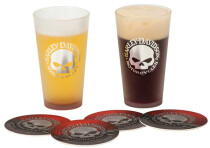 Skull Pint Glass Set