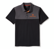 Tricou polo HD TECH COOLMAX BLACK/DARK GREY