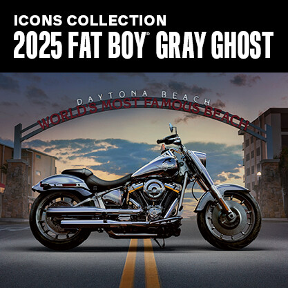 크롬에 잠긴 유령, 할리데이비슨 2025 팻보이 Gray Ghost 전 세계 1,990대 한정 출시