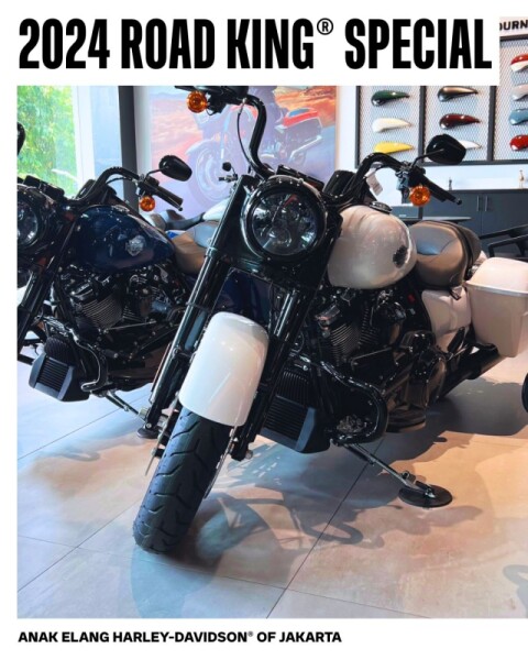2024 Harley-Davidson<sup>®</sup> Road King<sup>®</sup> Special White Onyx Pearl