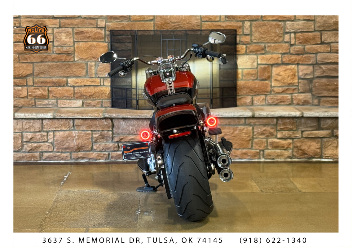 2025 Harley-Davidson Fat Boy Whiskey Fire / Vivid Black - Photo 4