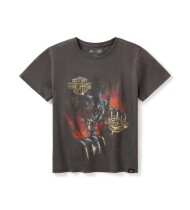 レディース ディッキーズ® x ハーレーダビッドソン® パンサーシティグラフィックTシャツ