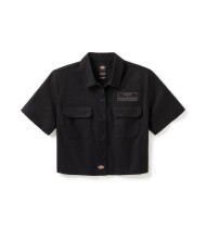 レディース ディッキーズ® x ハーレーダビッドソン® イーグルクロップドワークシャツ