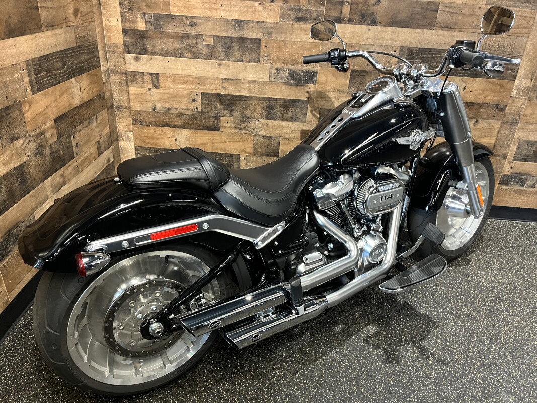 2019 Harley-Davidson Fat Boy 114 Vivid Black FLFBS - Photo 3