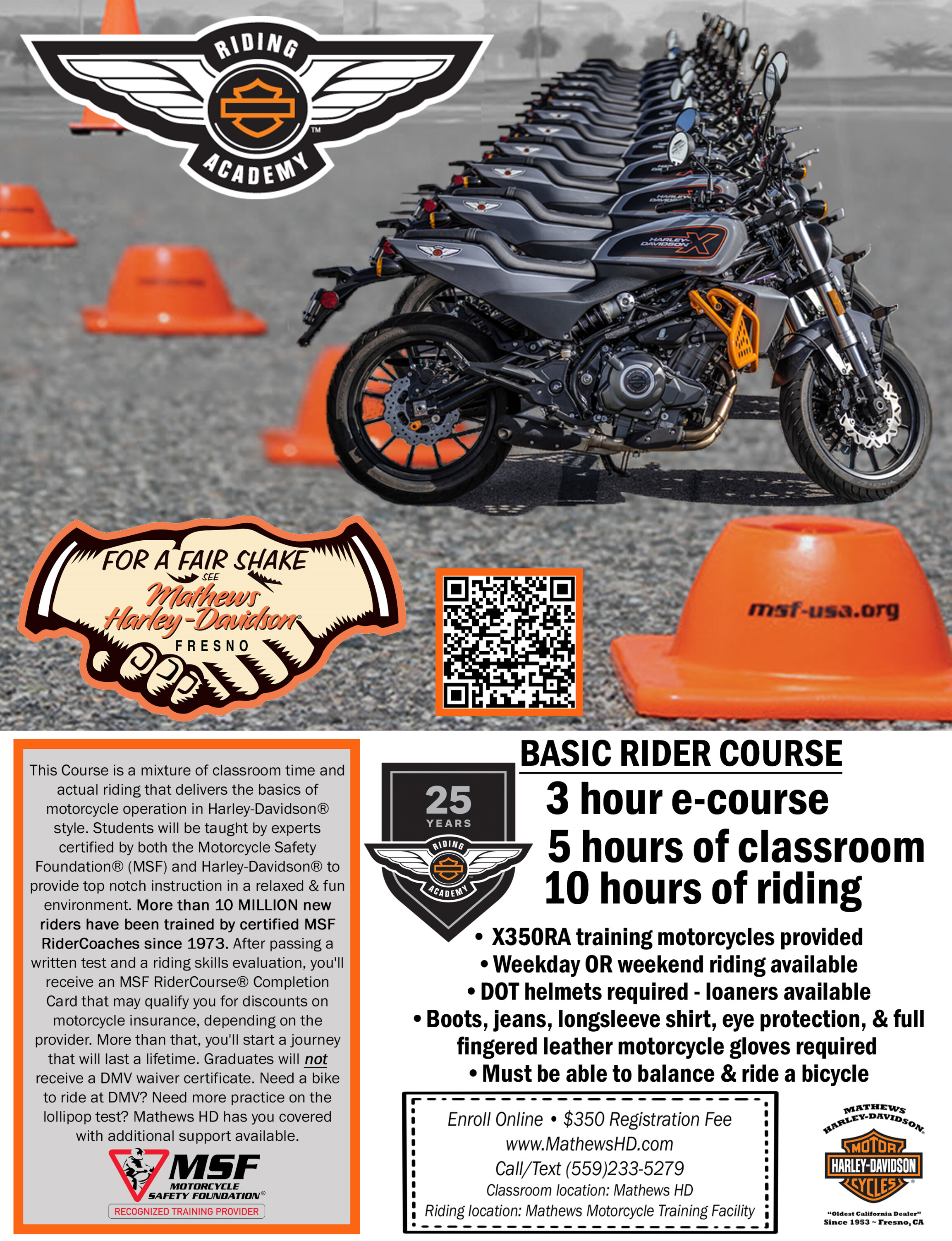 harley davidson riding academy promo code