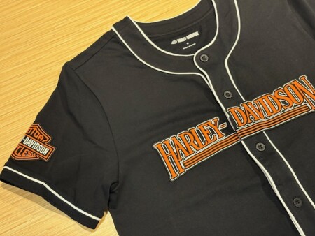 [追跡有]HarleyDavidson ユニフォーム ベースボール ロゴ パッチ Harley-Davidson® 4 in. Embroidered Nostalgia H-D Checker Tri