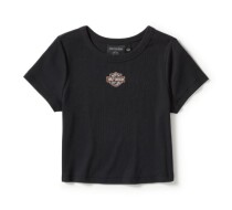 レディース エッセンシャルアーチドフォントベビードールTシャツ