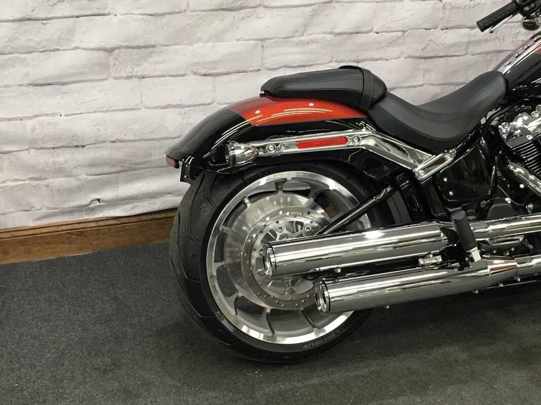 2025 Harley-Davidson Fat Boy Whiskey Fire / Vivid Black FLFB - Photo 2