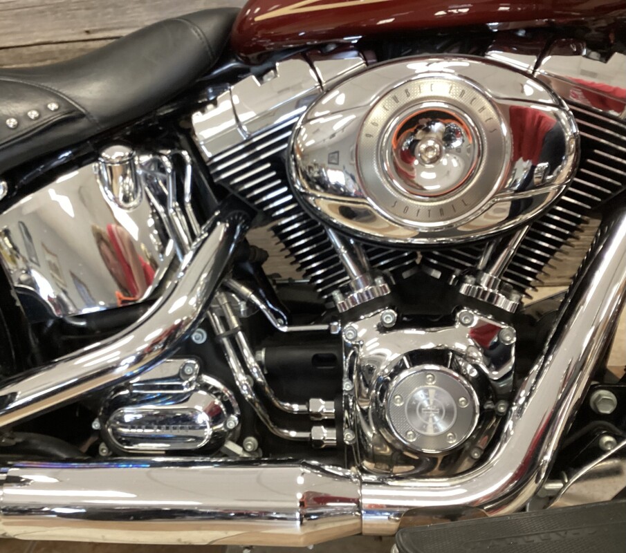 2010 Harley-Davidson Heritage Softail Classic Red Hot Sunglo - Photo 5