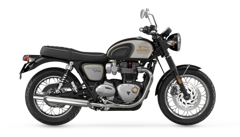 2025 Triumph Bonneville T120 Icon Edition - Sapphire Black Aluminum Silver