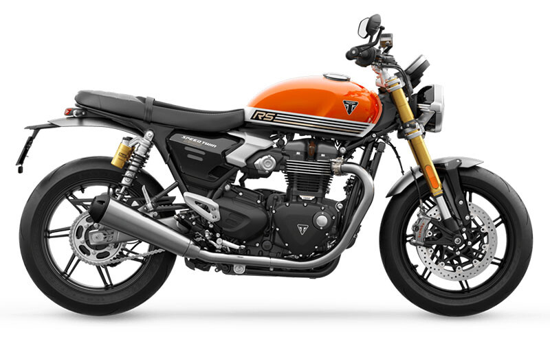 2025 Triumph Speed Twin 1200 Crystal White / Sapphire Black