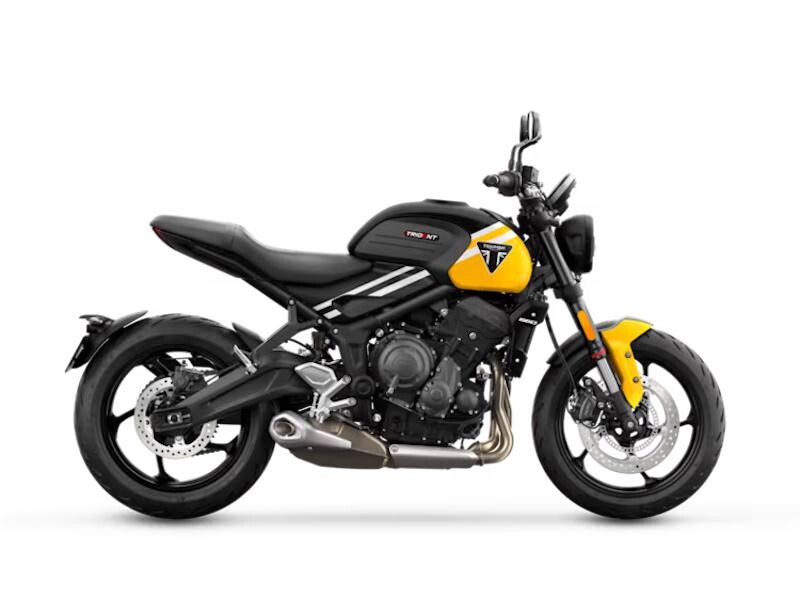 2025 Triumph Trident 660 Cosmic Yellow / Sapphire Black